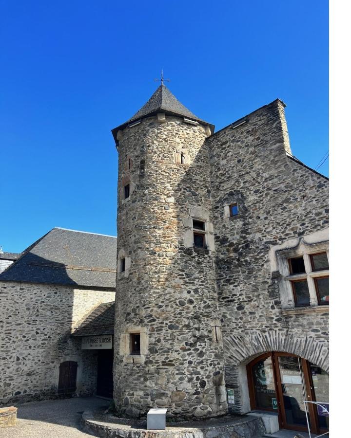 Appt T2 4 Pers Saint Lary Centre Village Parking 외부 사진